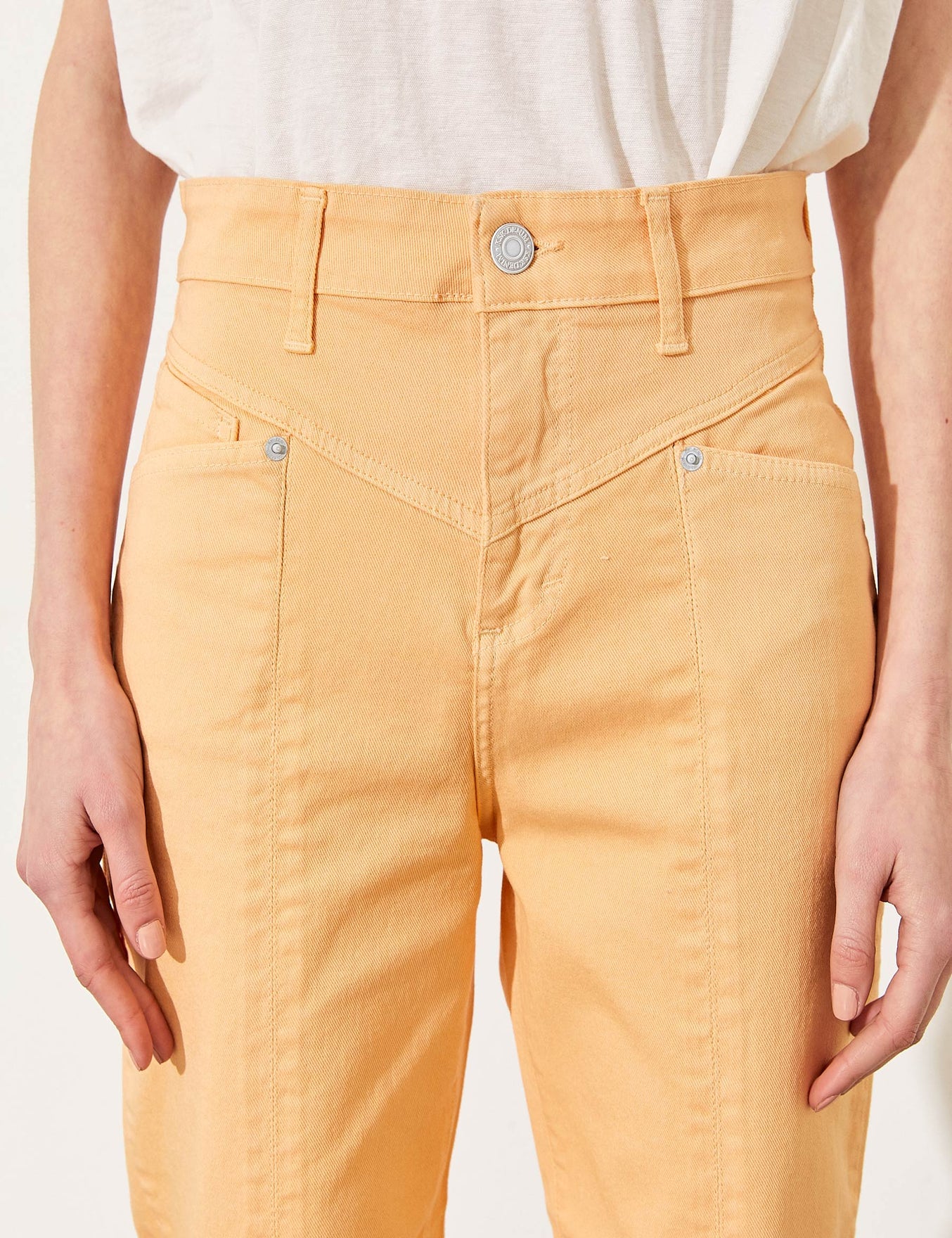 JEANS FRENCH NARANJA