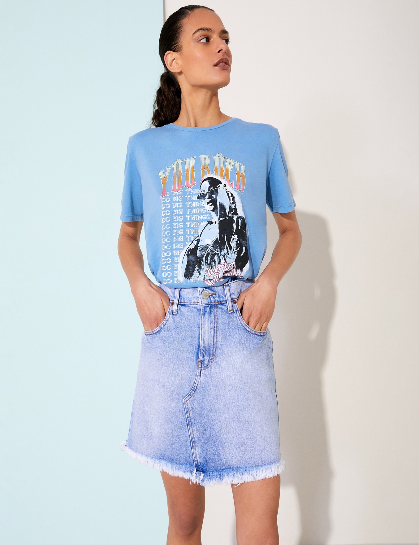 FALDA MAO LIGH BLUE