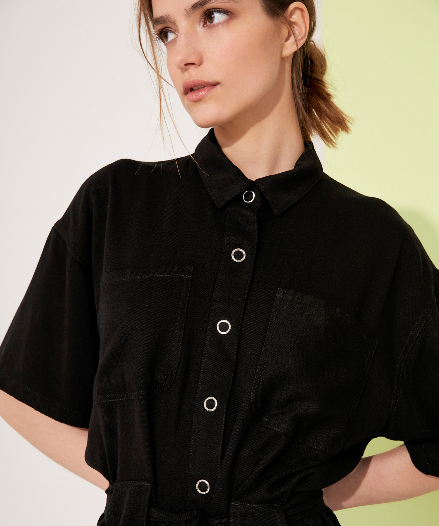 Mono short de vestir shop