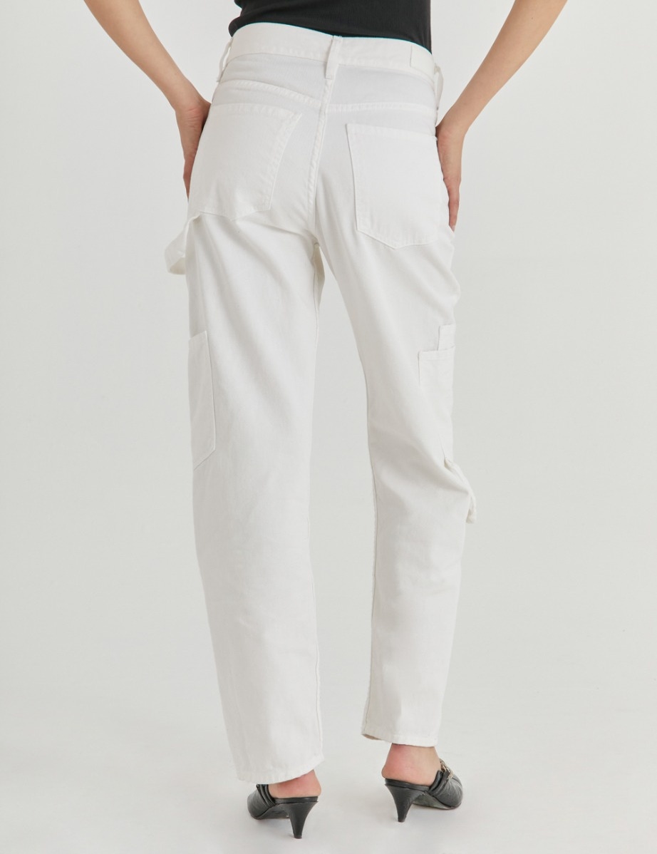 PANTALON CARGO GWEN WHITE