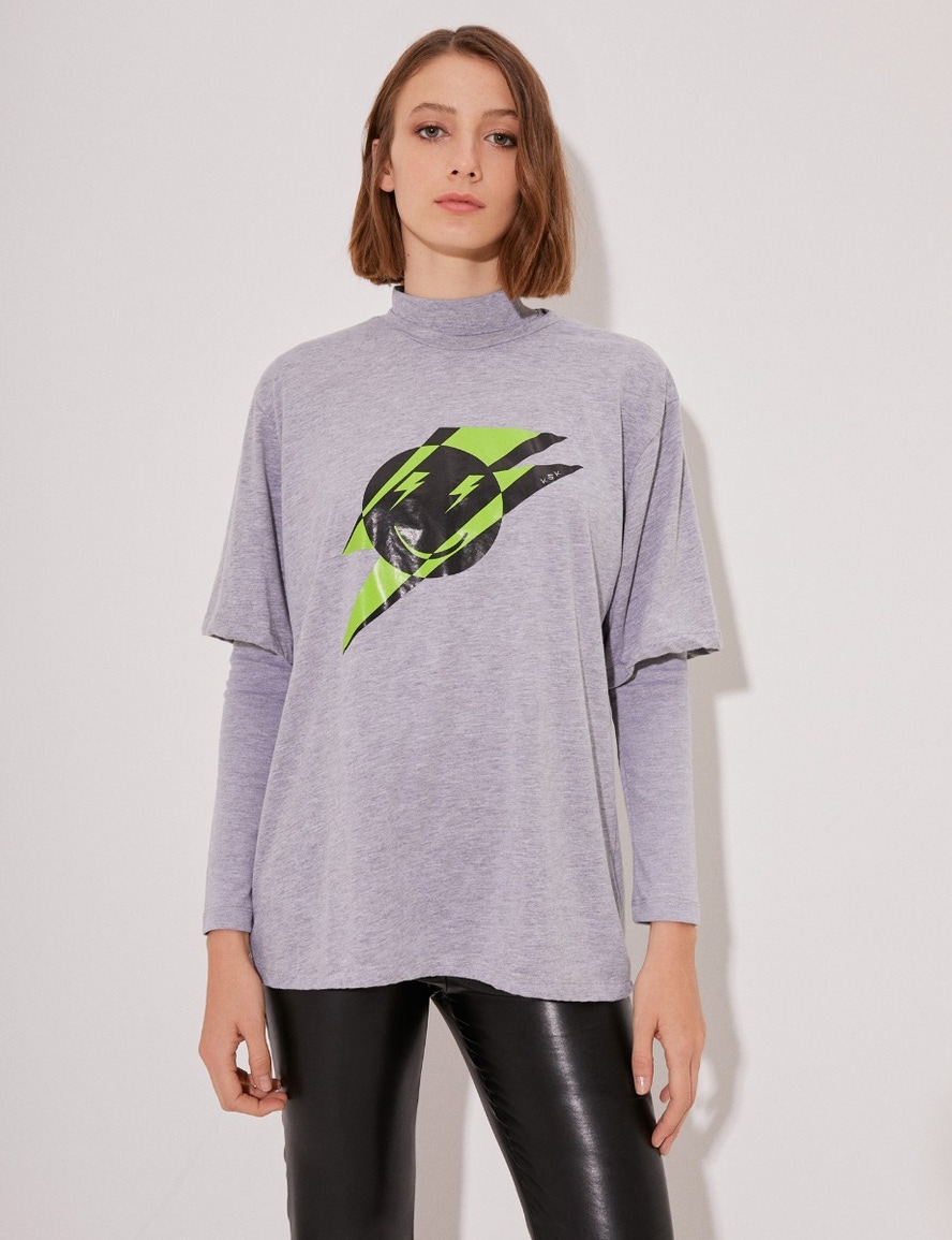 REMERA SMILEY THUNDER