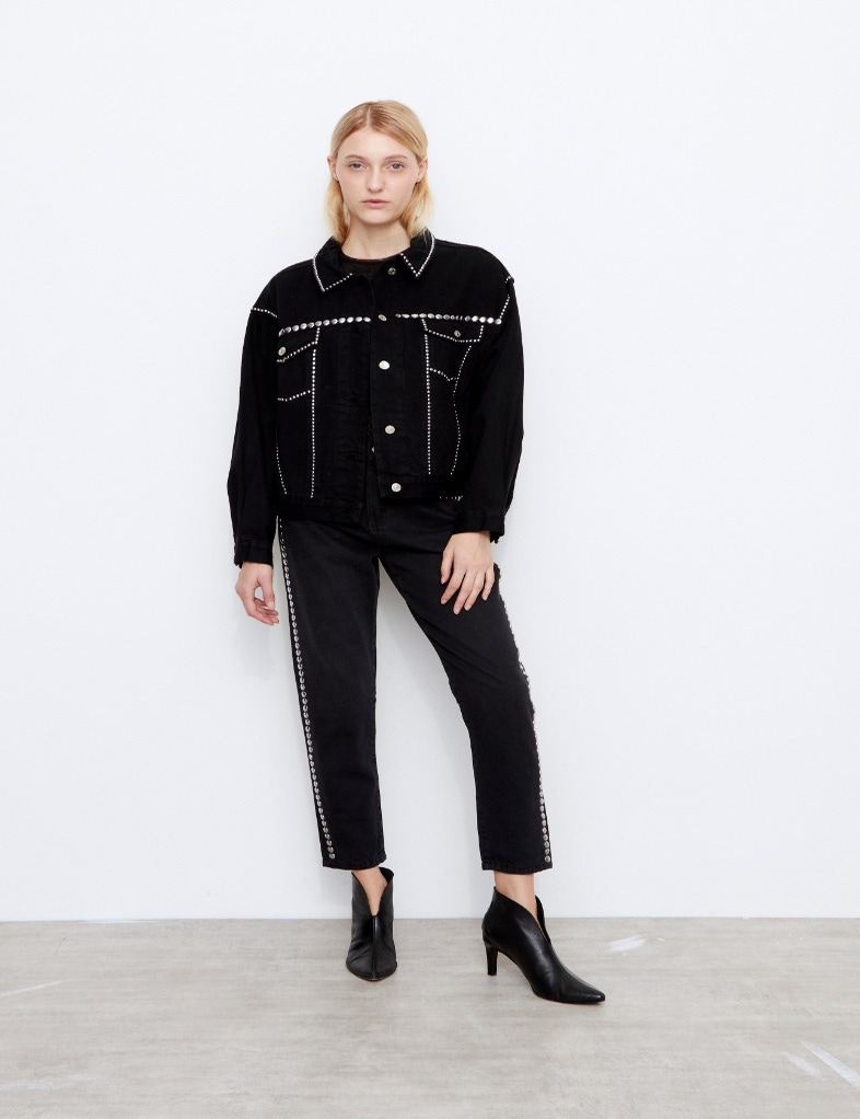 JEAN BOYFIT TASH BLACK CUSTOME