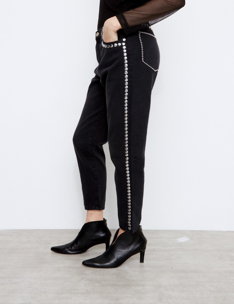 JEAN BOYFIT TASH BLACK CUSTOME