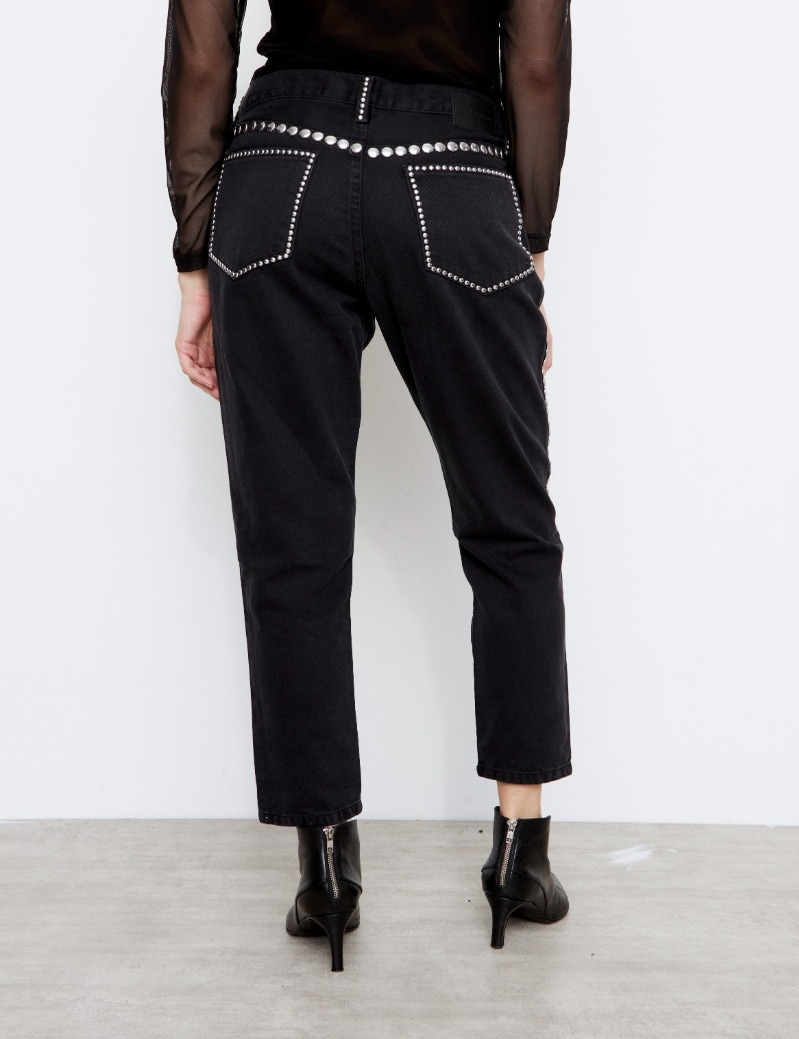 JEAN BOYFIT TASH BLACK CUSTOME
