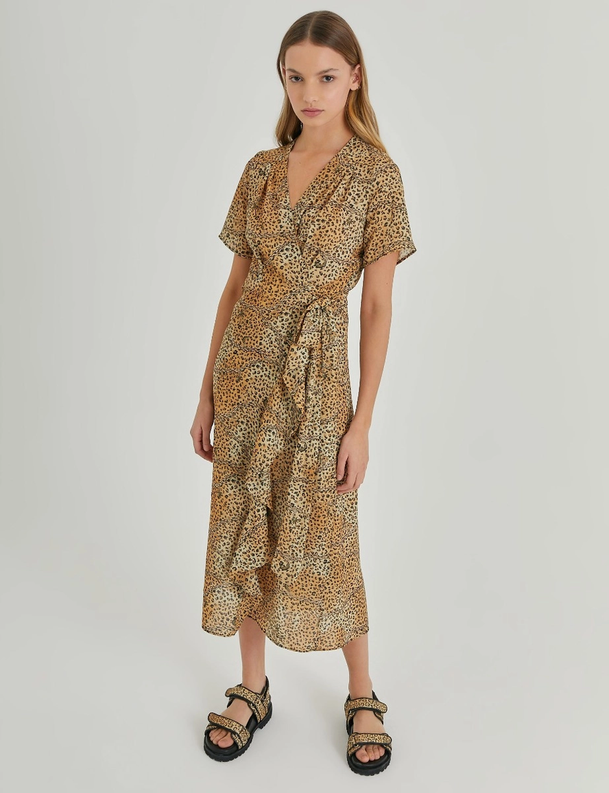 VESTIDO CHEETAH CHAIN