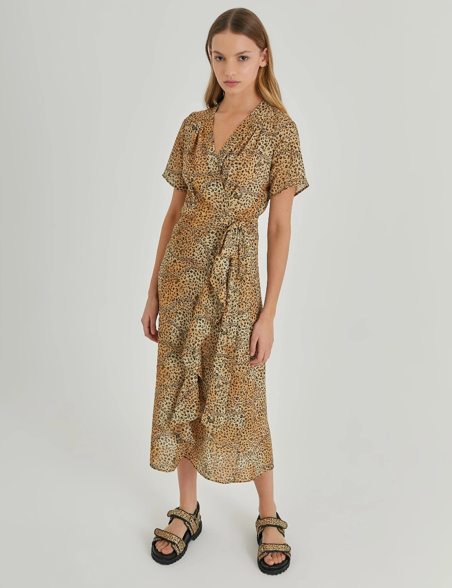 VESTIDO CHEETAH CHAIN
