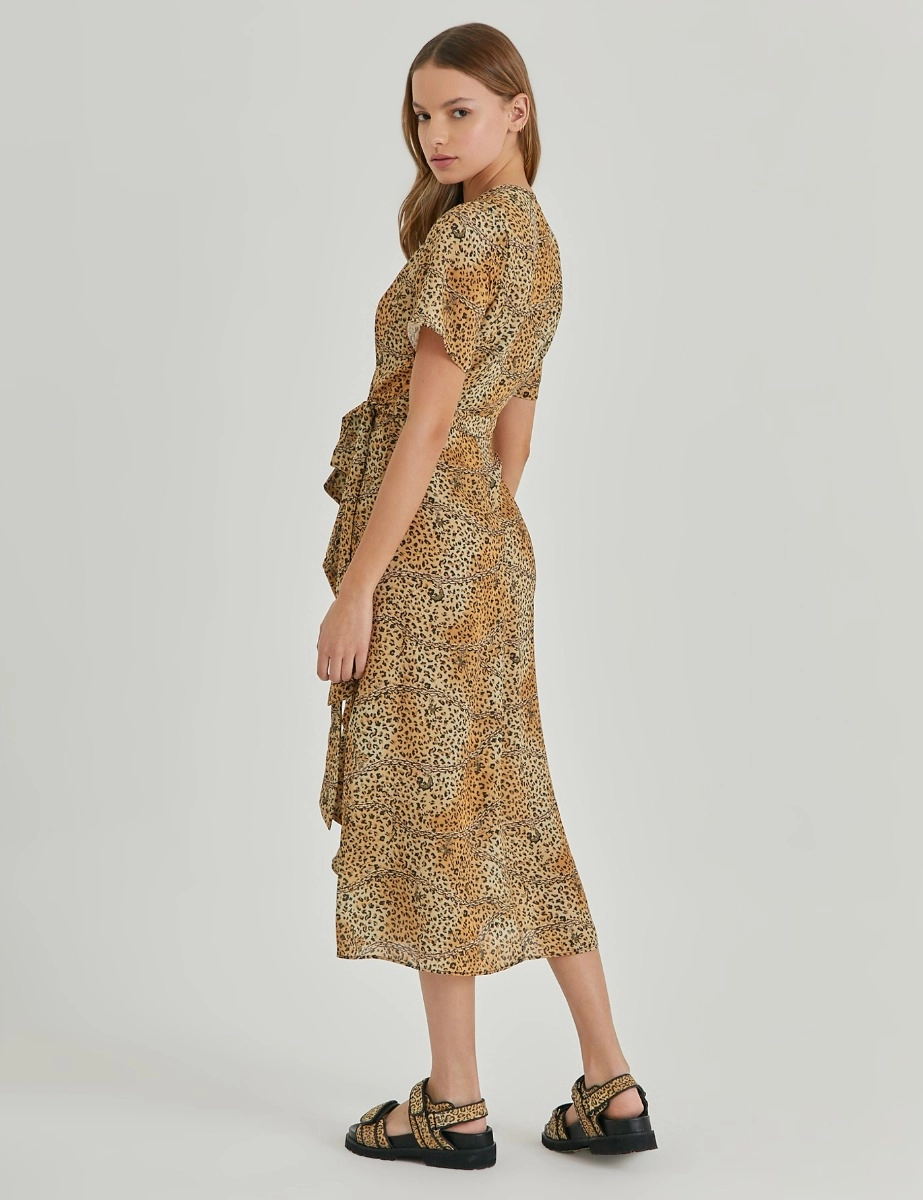 VESTIDO CHEETAH CHAIN