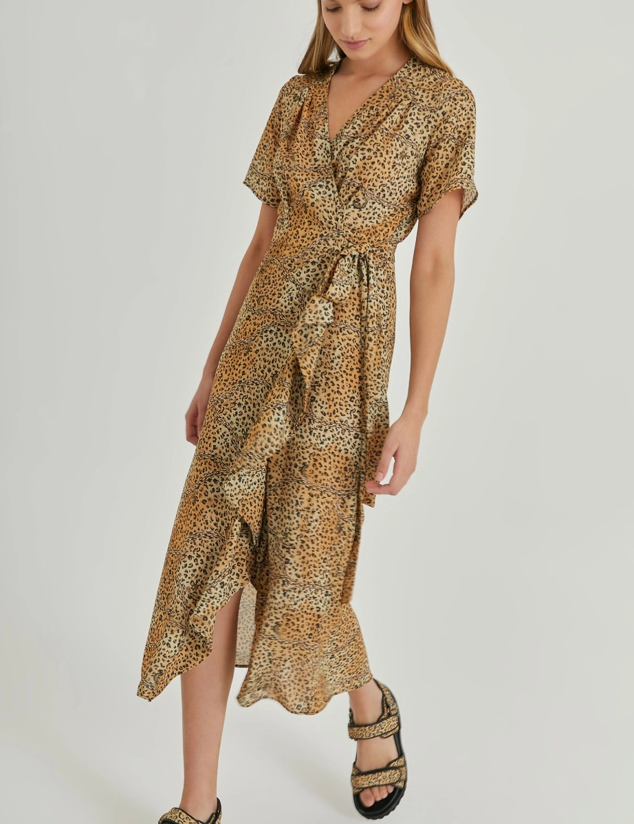 VESTIDO CHEETAH CHAIN