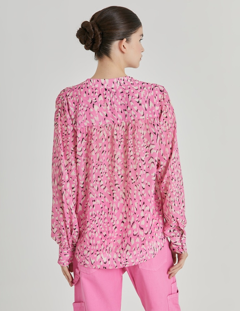 BLUSA BRUSH STAIN PINK