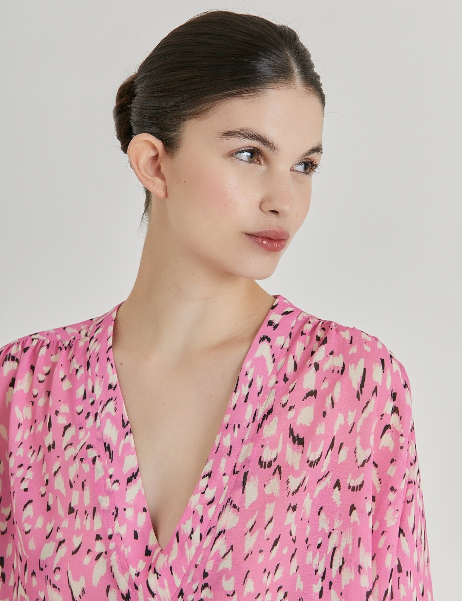 BLUSA BRUSH STAIN PINK