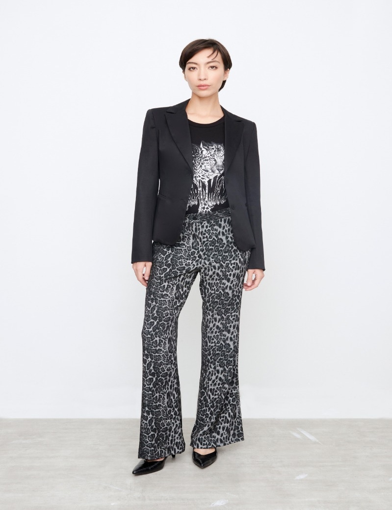 PANTALON WINTER LEOPARD GRIS