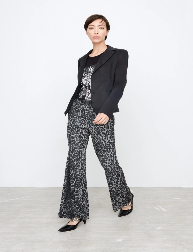 PANTALON WINTER LEOPARD GRIS