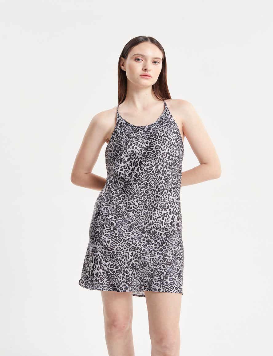 VESTIDO GREY ANIMAL
