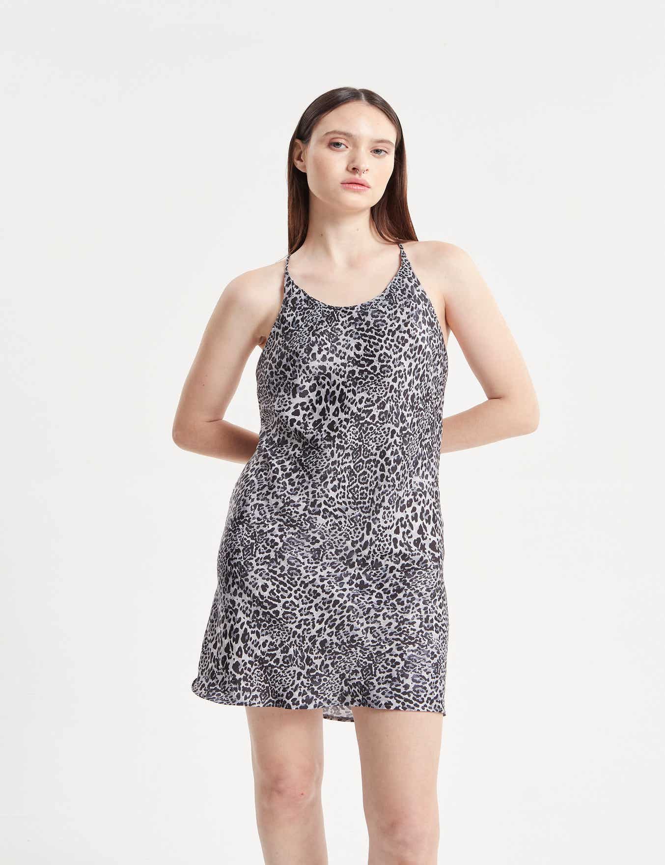 VESTIDO GREY ANIMAL