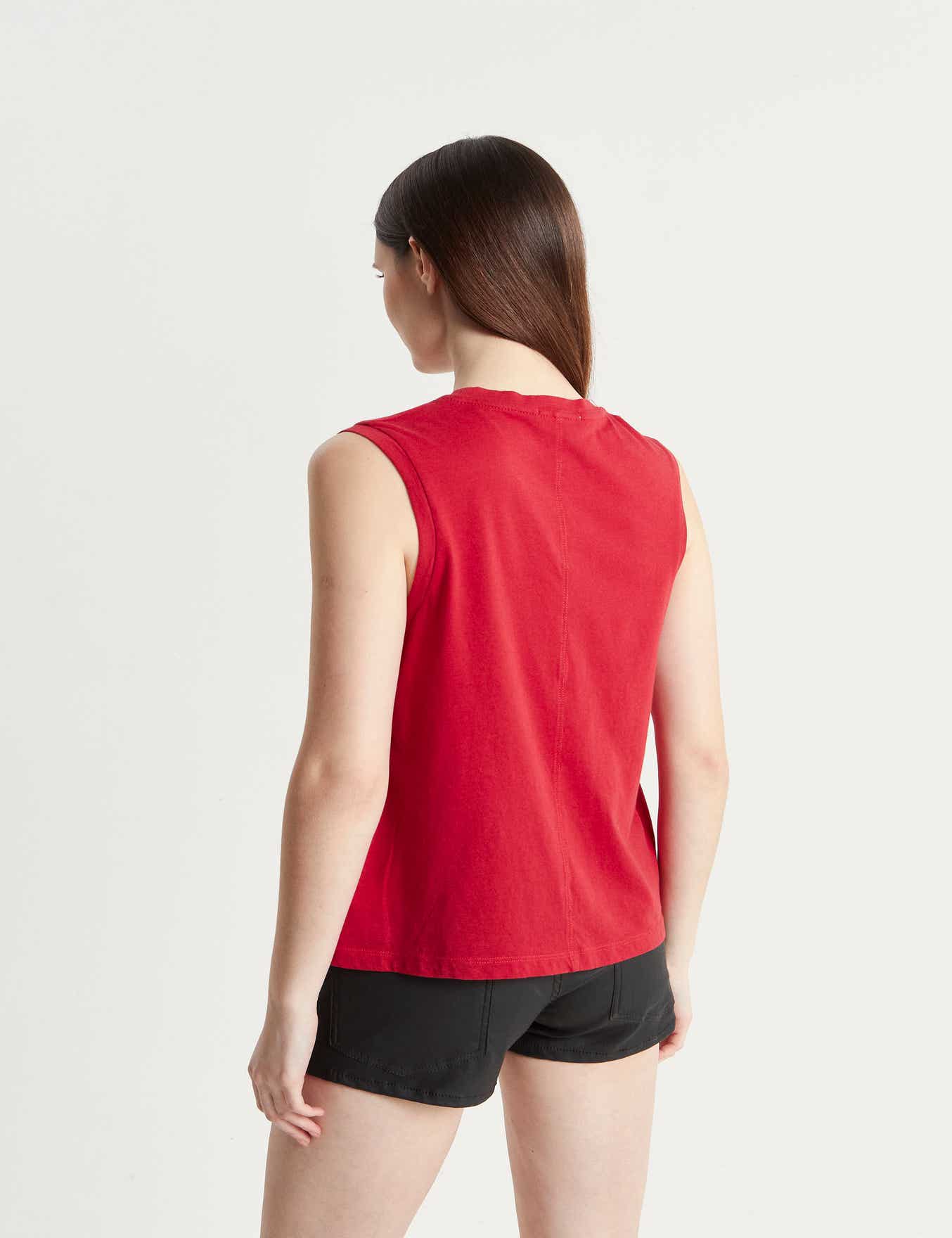 MUSCULOSA REBEL HEART RED