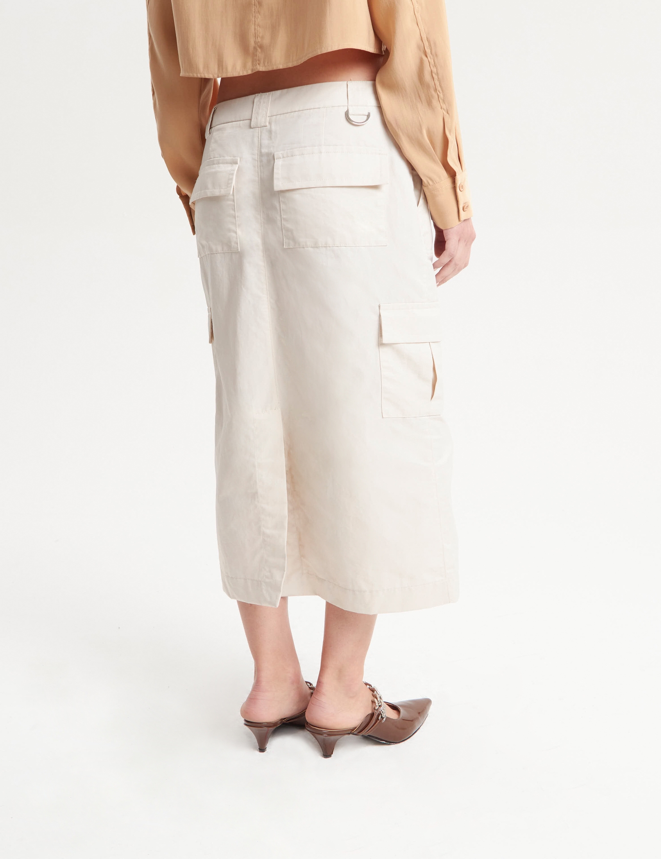 FALDA IVORY NET