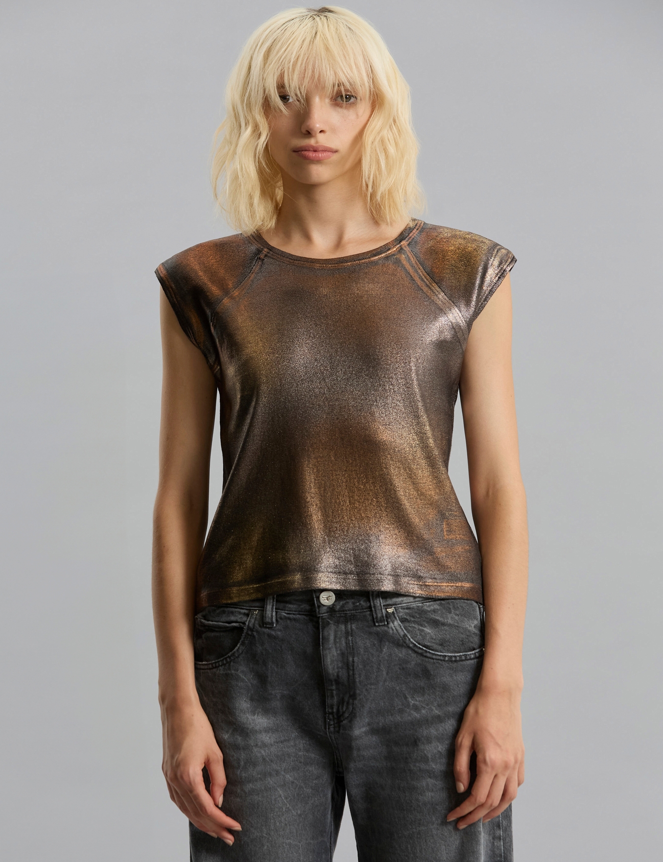 REMERA VINTAGE GOLD