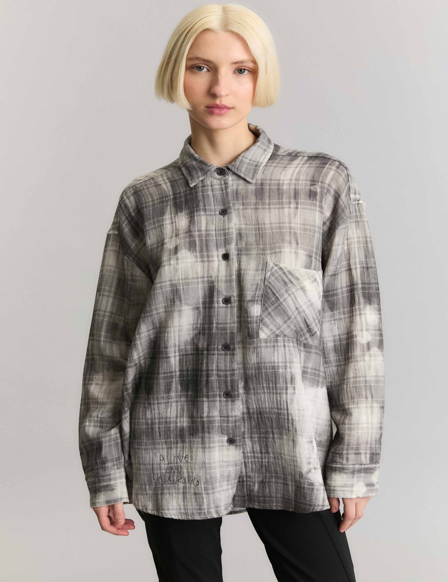 CAMISA SQUARED BLEACHED                                                                              