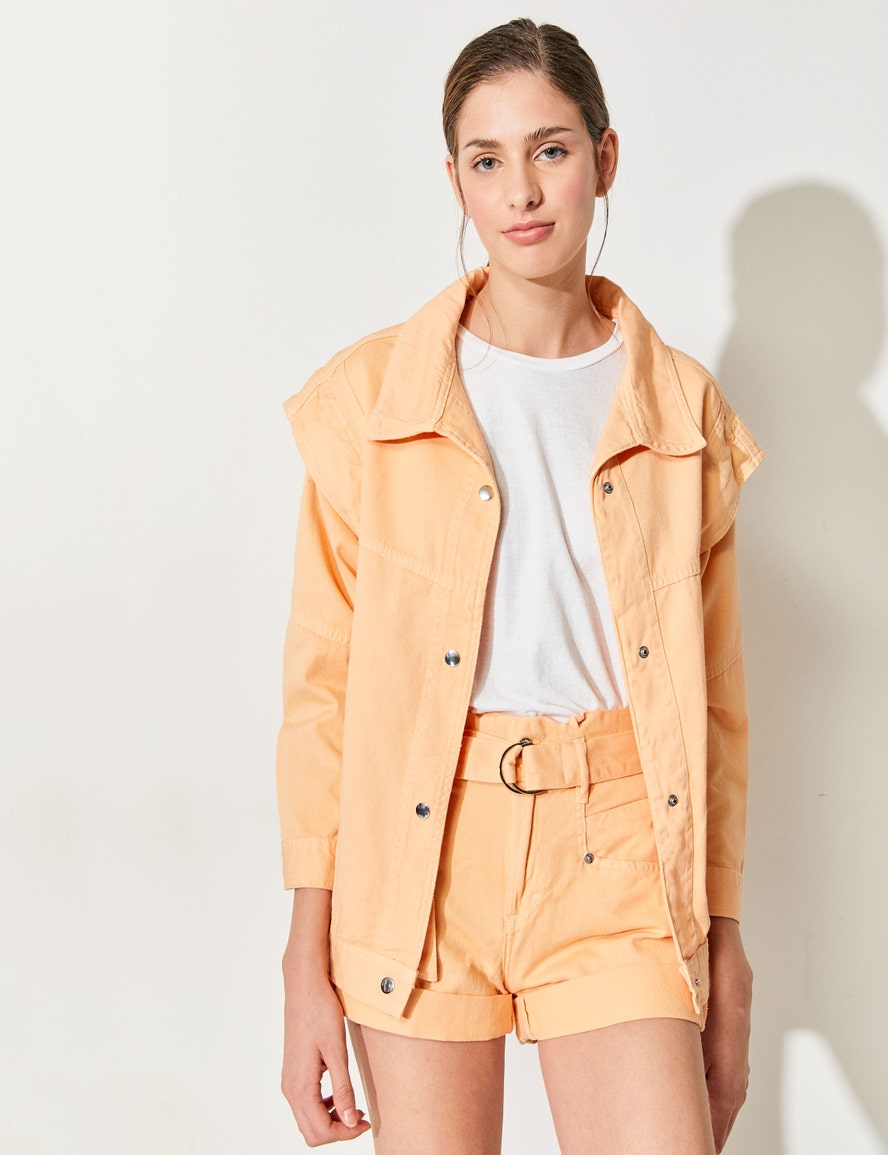 CAMPERA FRENCH NARANJA