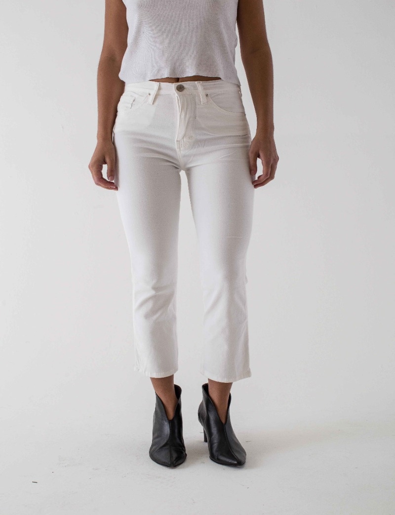 REGULAR CROPPED PURE WHITE