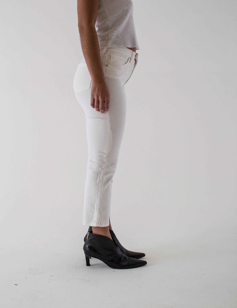 REGULAR CROPPED PURE WHITE