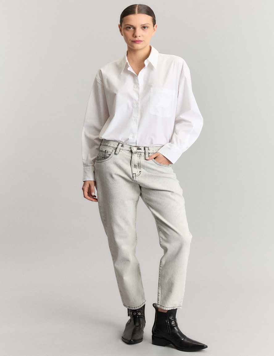 JEANS BOYFIT TASH BLEACH                                                                             