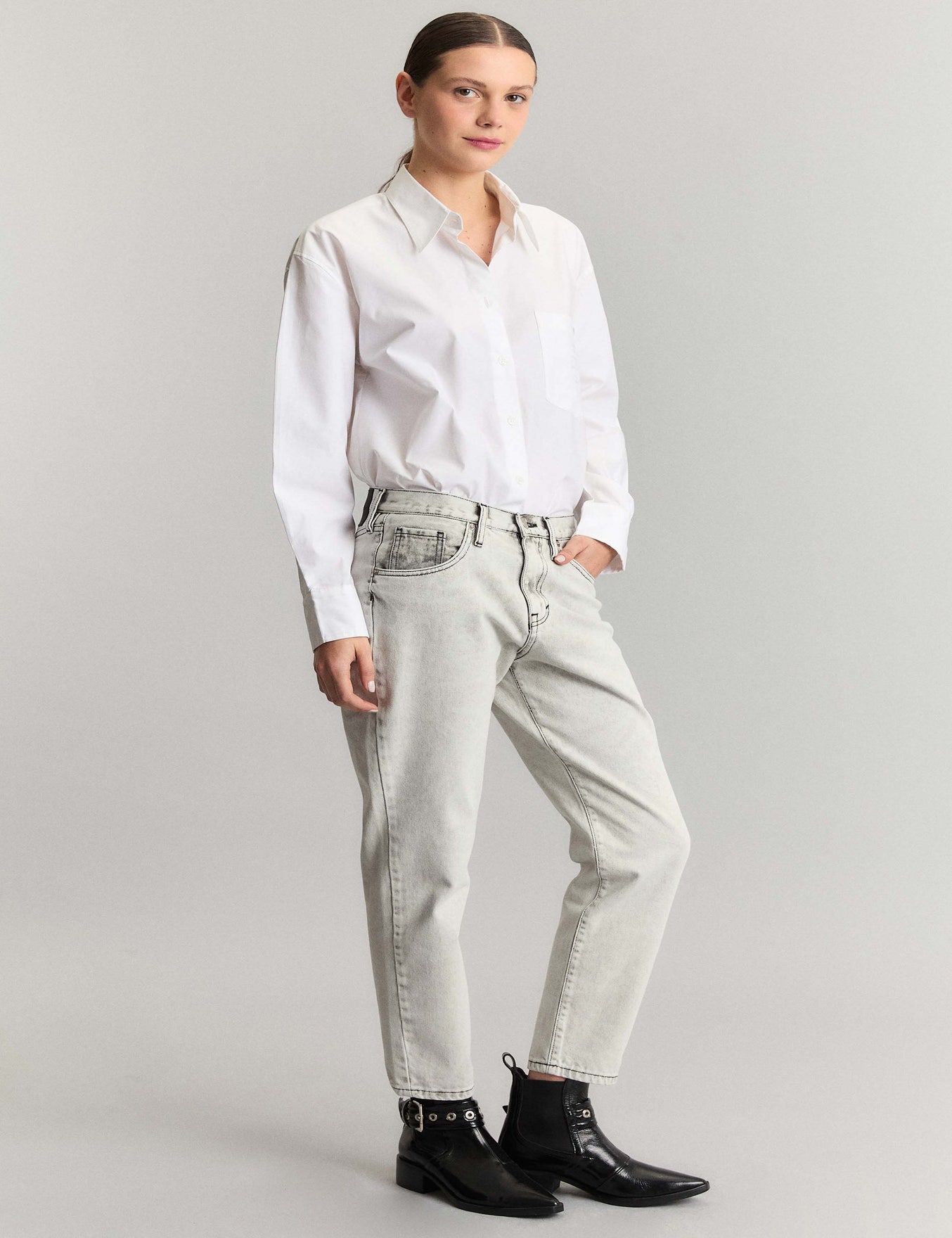 JEANS BOYFIT TASH BLEACH                                                                             