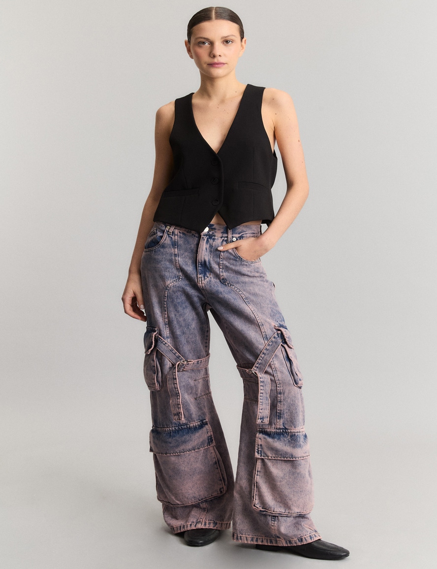 JEANS CARGO ATENAS PINK                                                                              