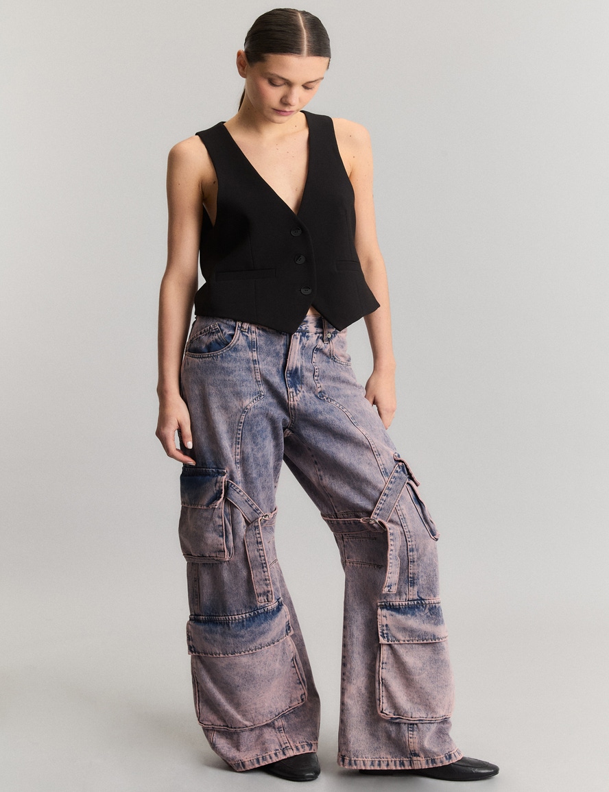 JEANS CARGO ATENAS PINK                                                                              