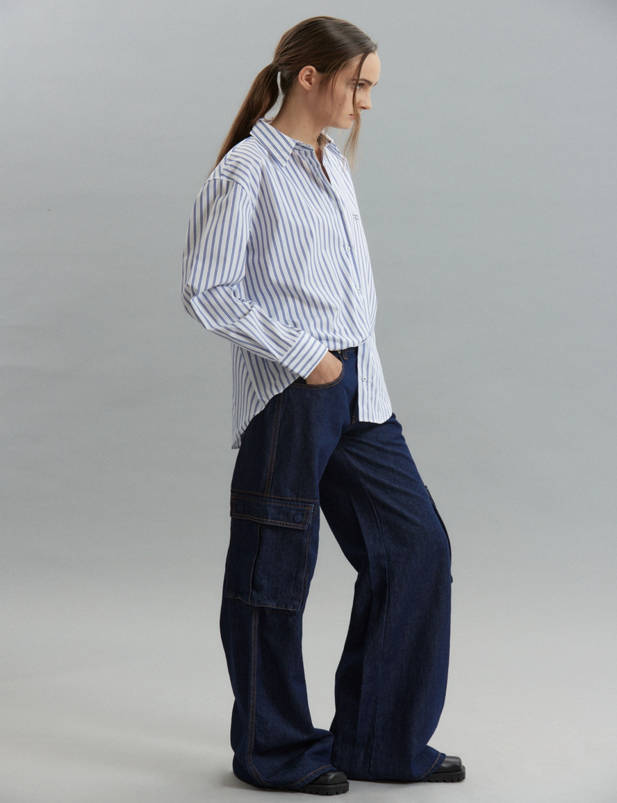 JEANS CARGO GIGI RAW