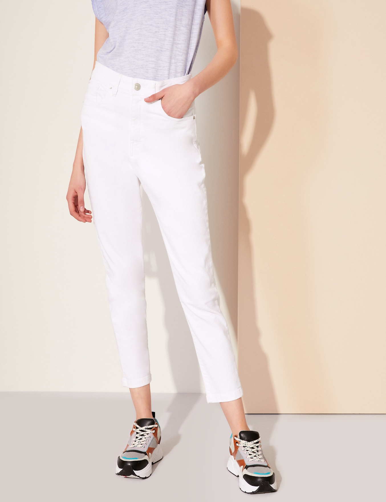 JEANS CARROT WHITE