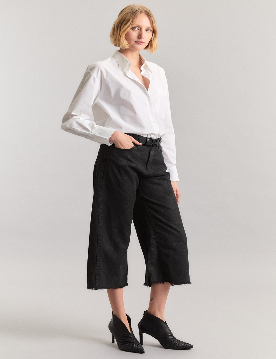 JEANS CULOTTE BLACK                                                                                  