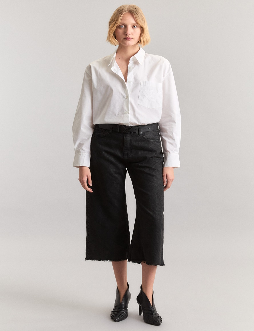 JEANS CULOTTE BLACK                                                                                  