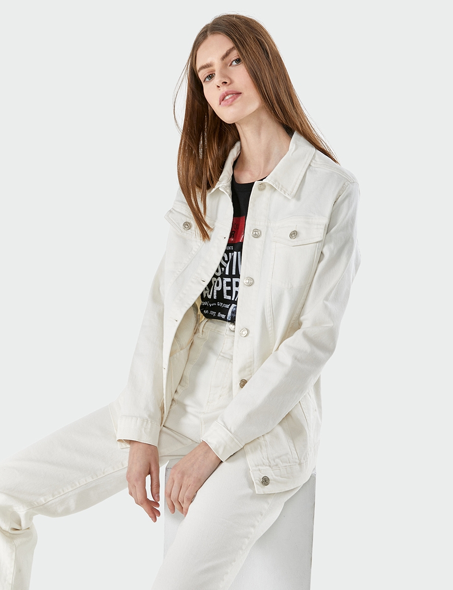 CAMPERA BLOCK OFFWHITE