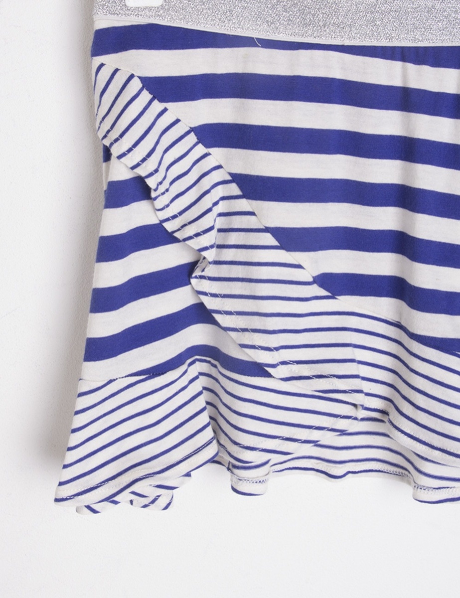 POLLERA BLUE LINES