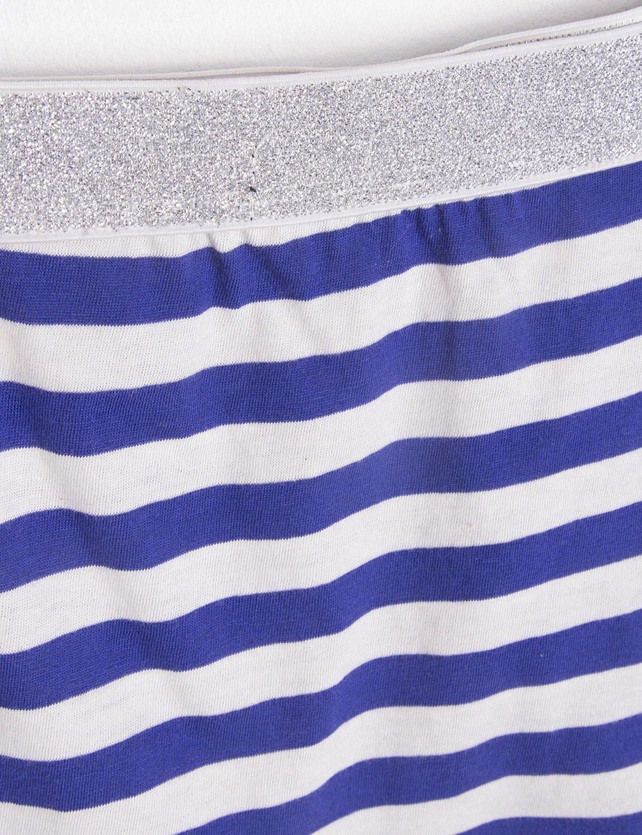 POLLERA BLUE LINES