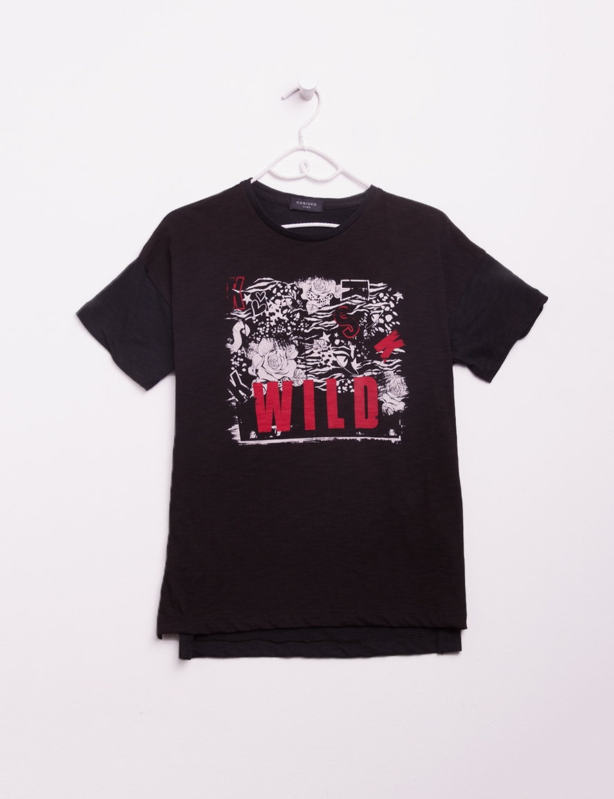 REMERA WILD TRASH