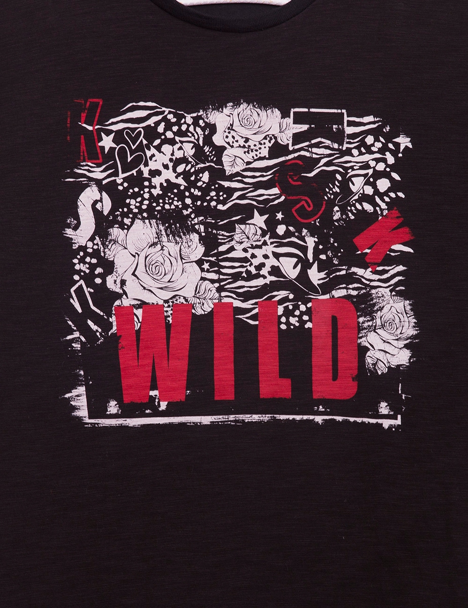REMERA WILD TRASH