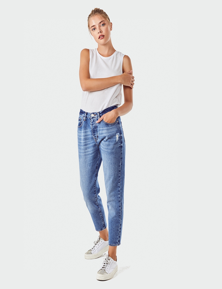 JEANS BOYFIT TASH BLUE