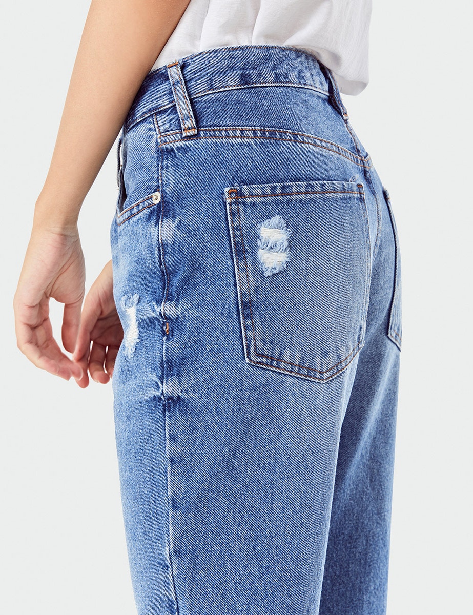 JEANS BOYFIT TASH BLUE