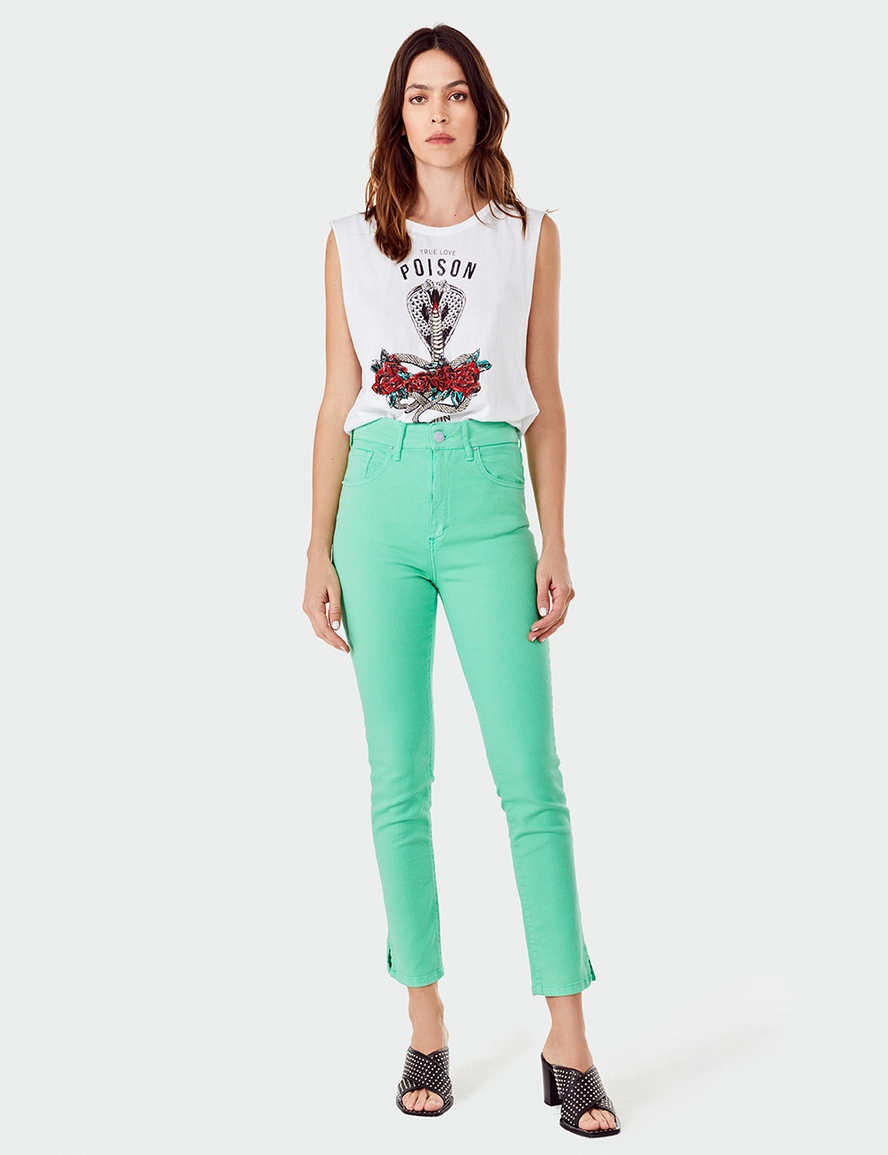 CHUPIN HIGH CROPPED ALANIS MINT