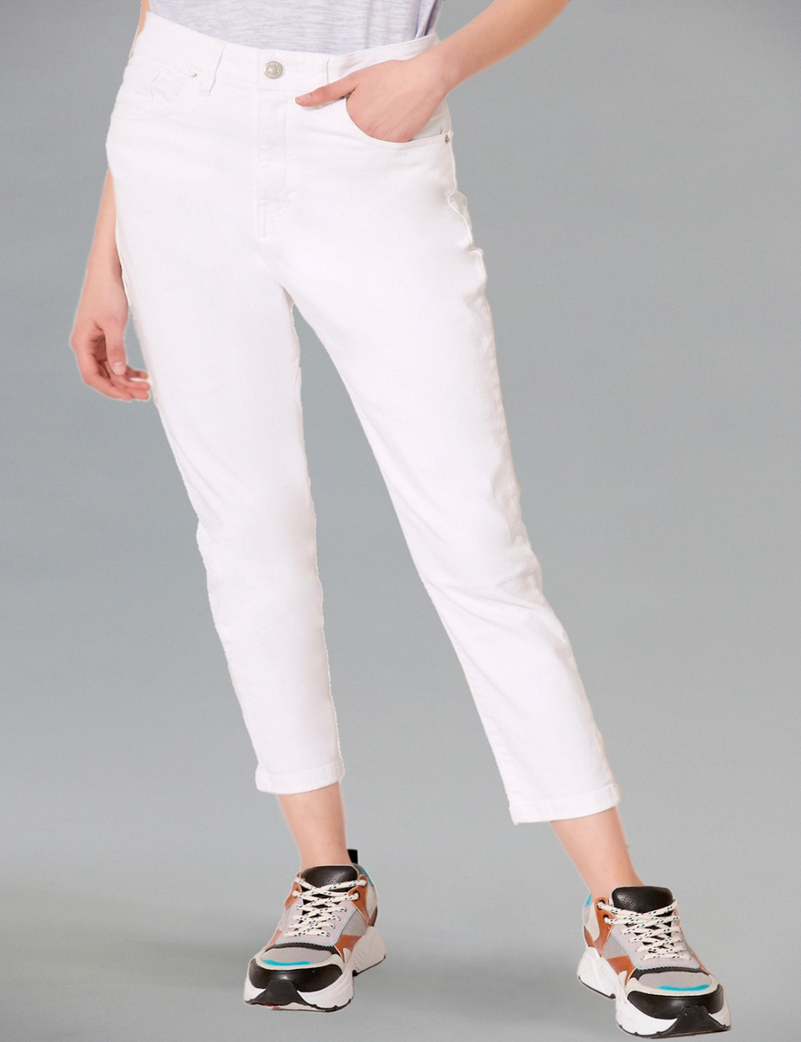 JEANS CARROT WHITE