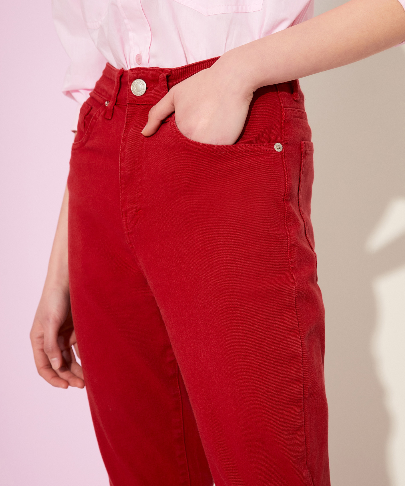 Pantalon mom slim 2025