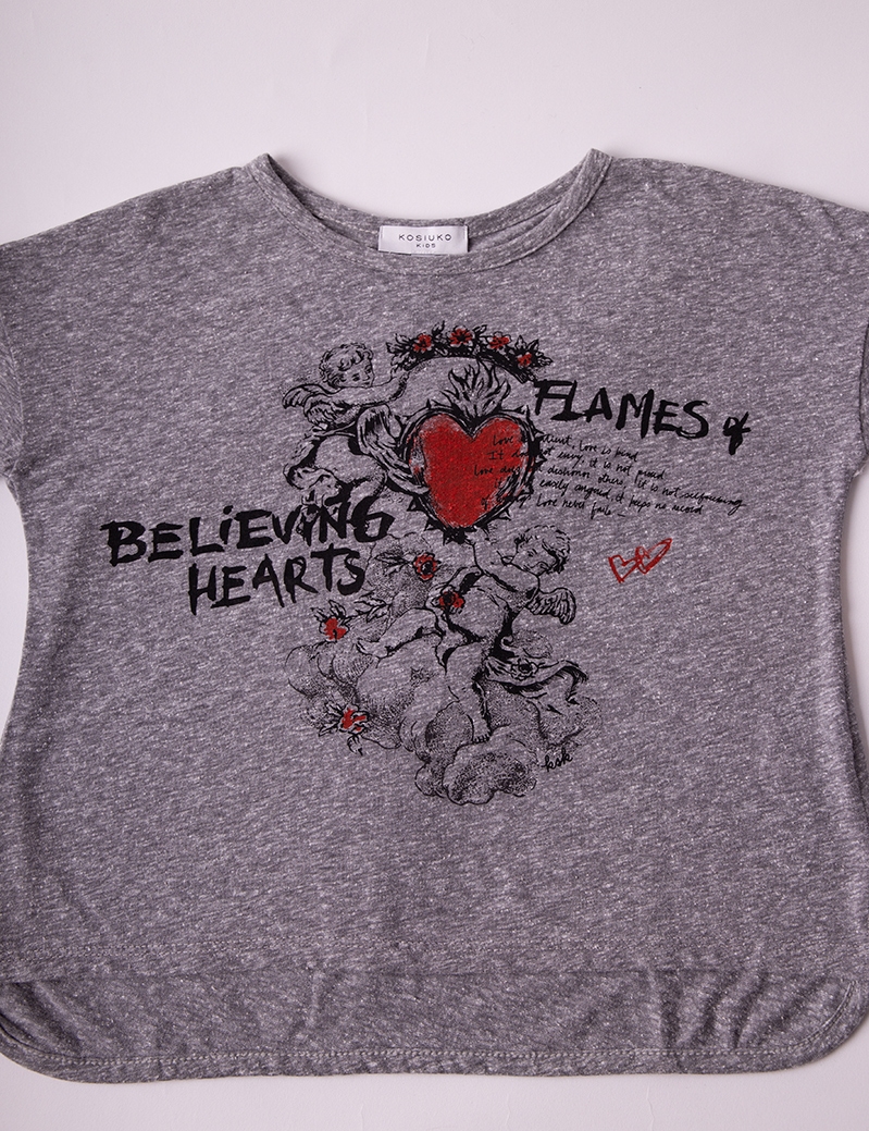 REMERA BELIEVING HEARTS KIDS